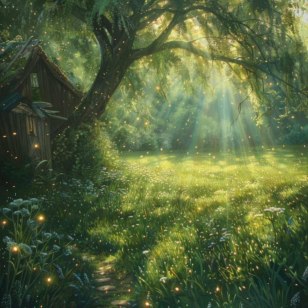 Fireflies In The Forest