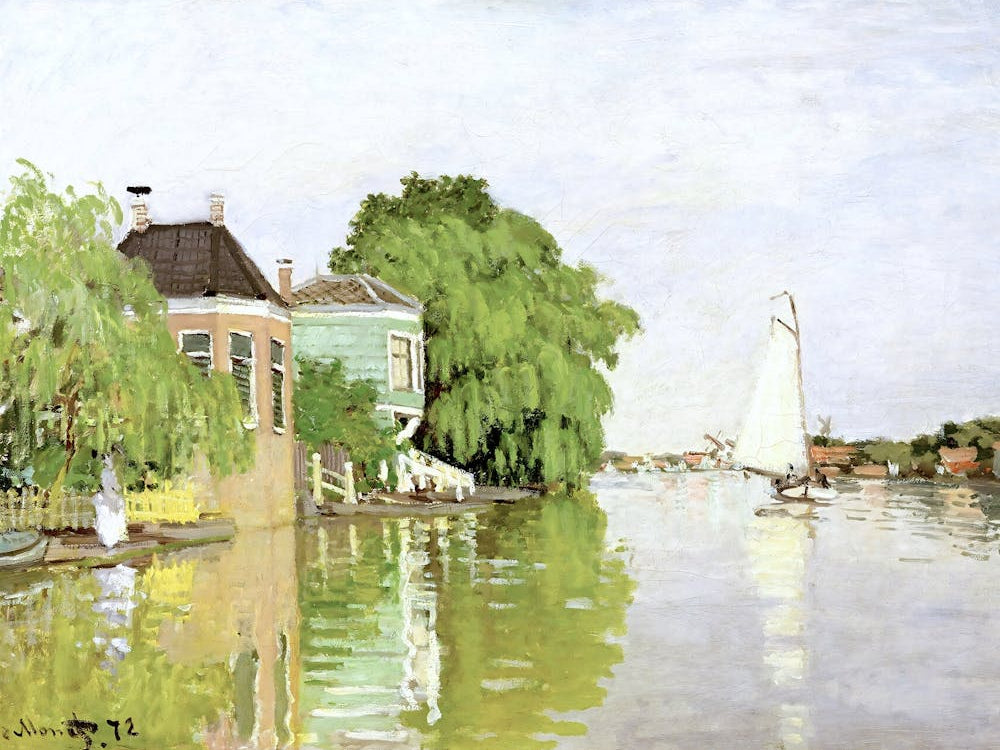 Claude Monet - Boat In The Water