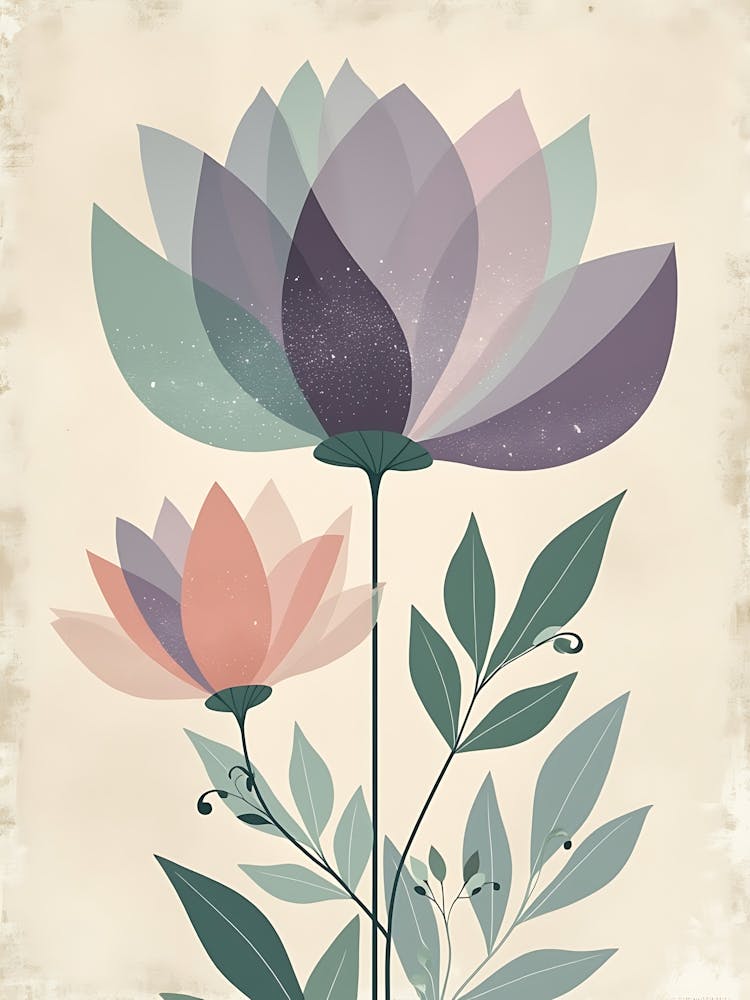 Delicate Neutral Botanical Design