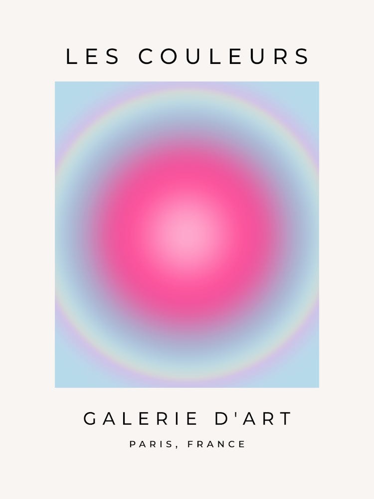 Les Couleurs | 08 - Gradient Pink And Blue Aura