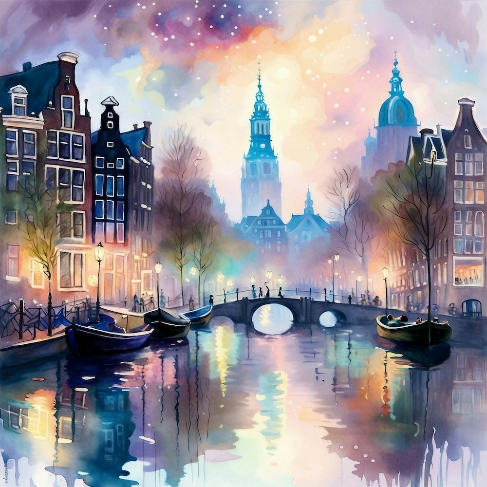 Amsterdam At Night