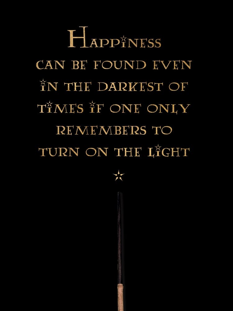 Magic & Happiness Quote