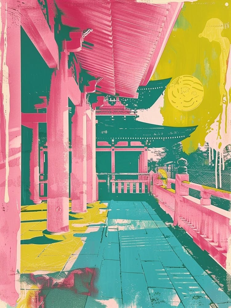 Senso Ji In Tokyo Duotone Silkscreen 2