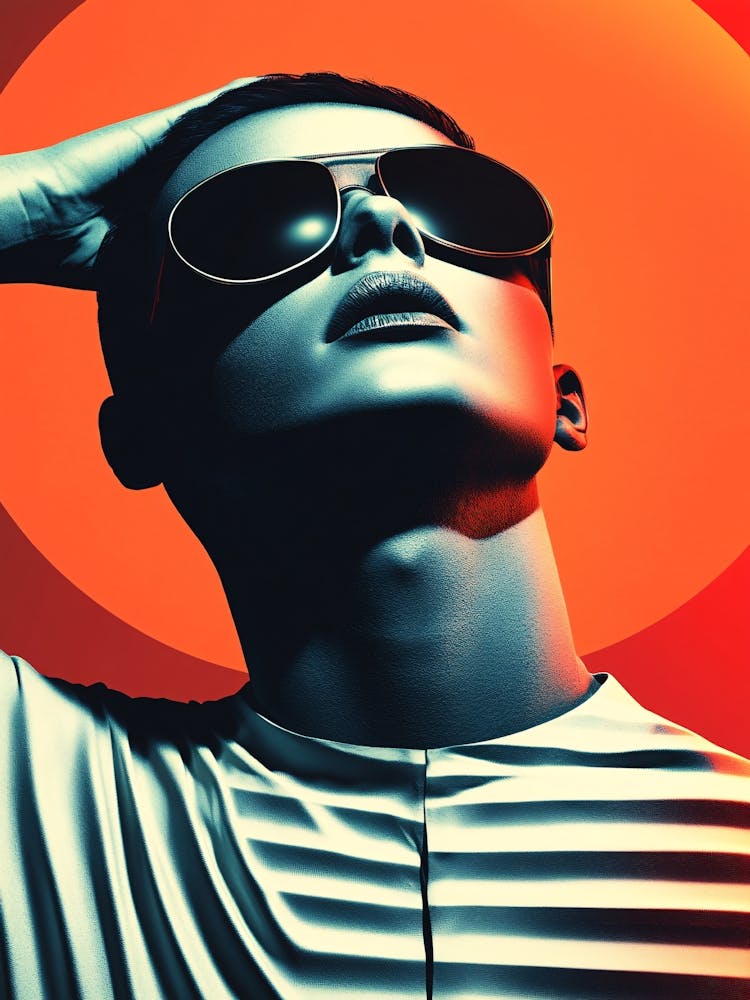 Portrait Of A Woman With Sunglasses 4