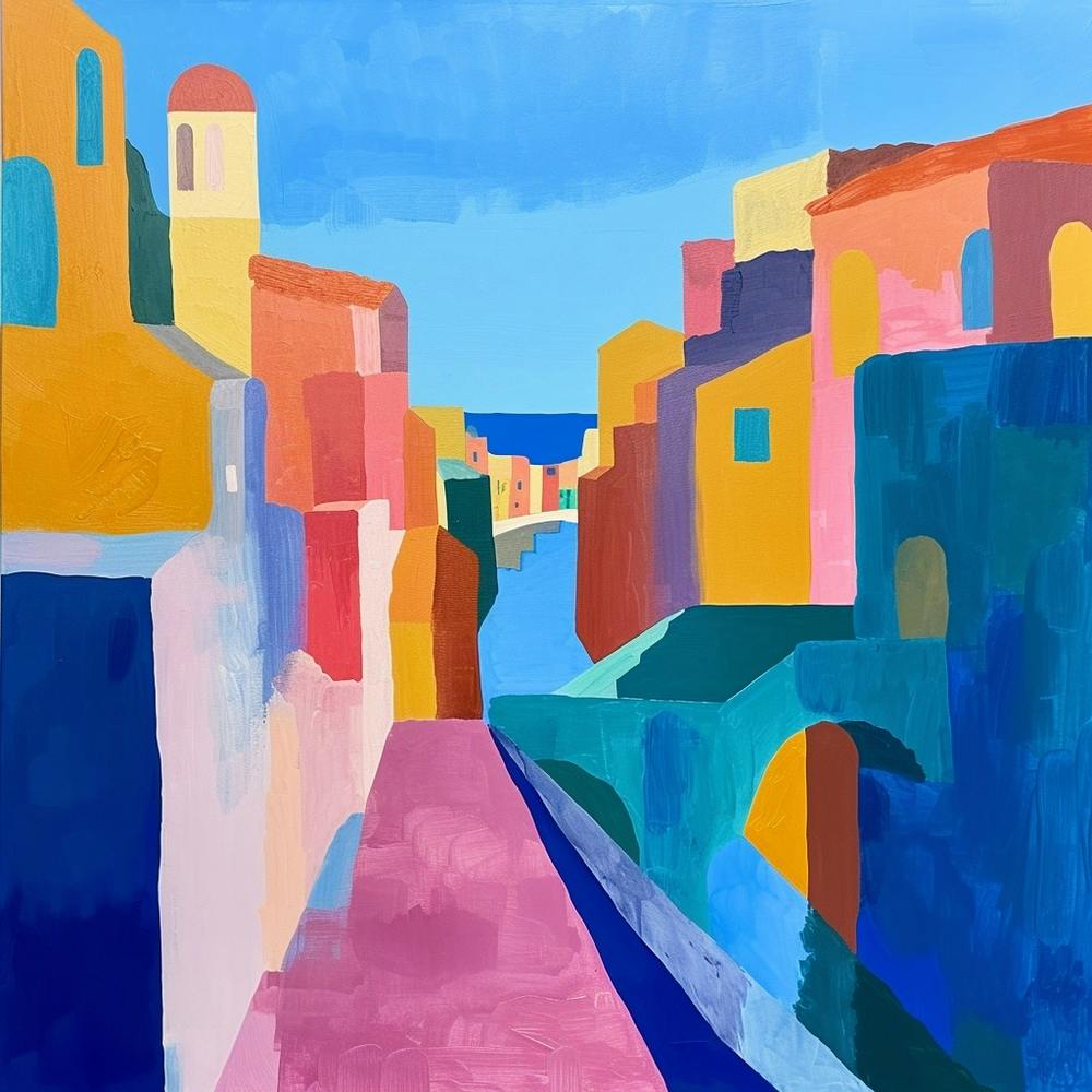 Abstract Travel Collection Italy 1