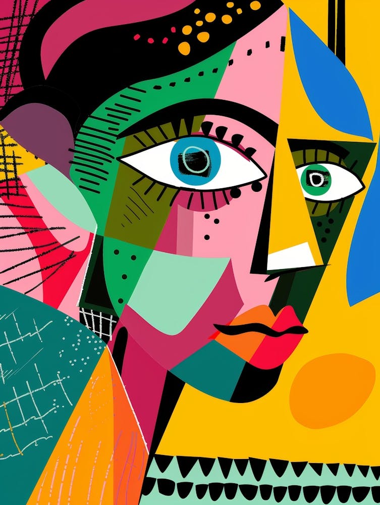 Abstract Portrait Of A Woman 89