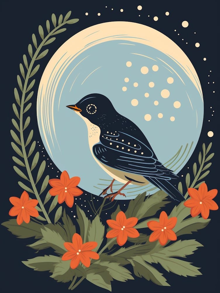 Baby Animal Illustration  Bird 2