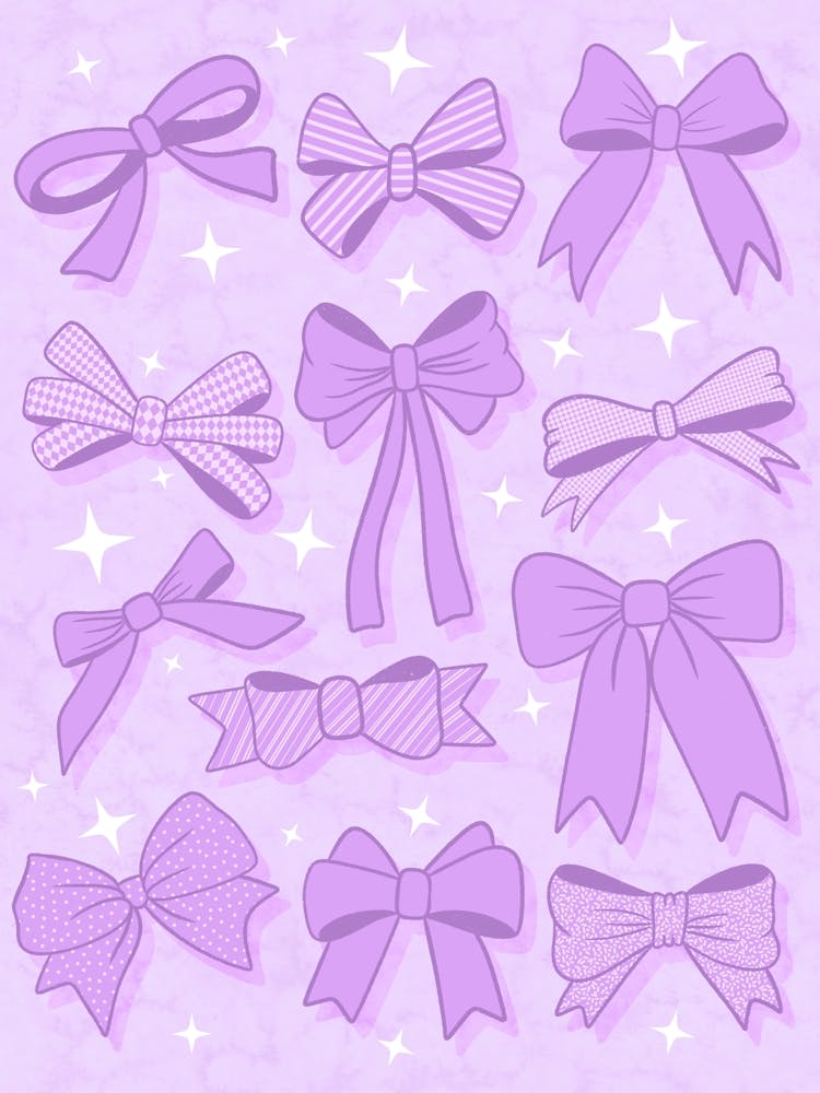 Purple Bows
