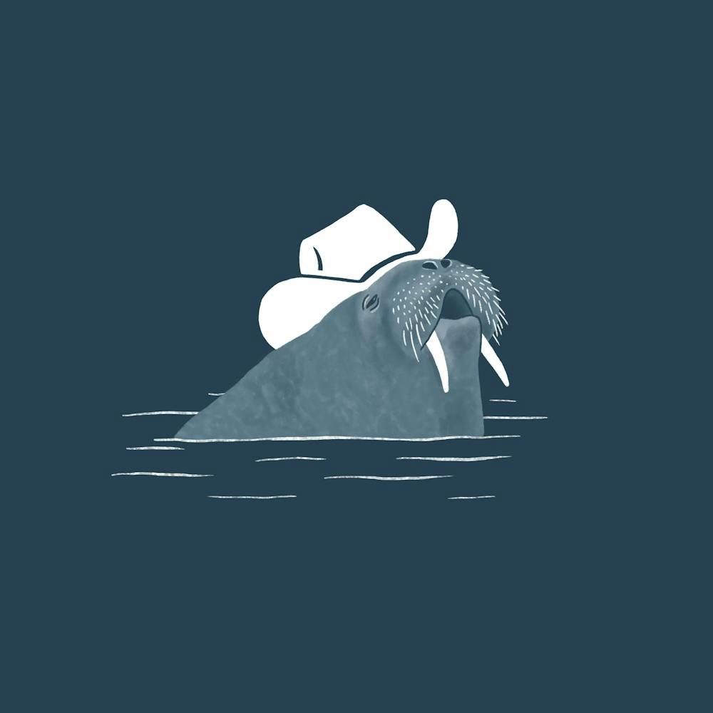 Bruce the Cowboy Walrus