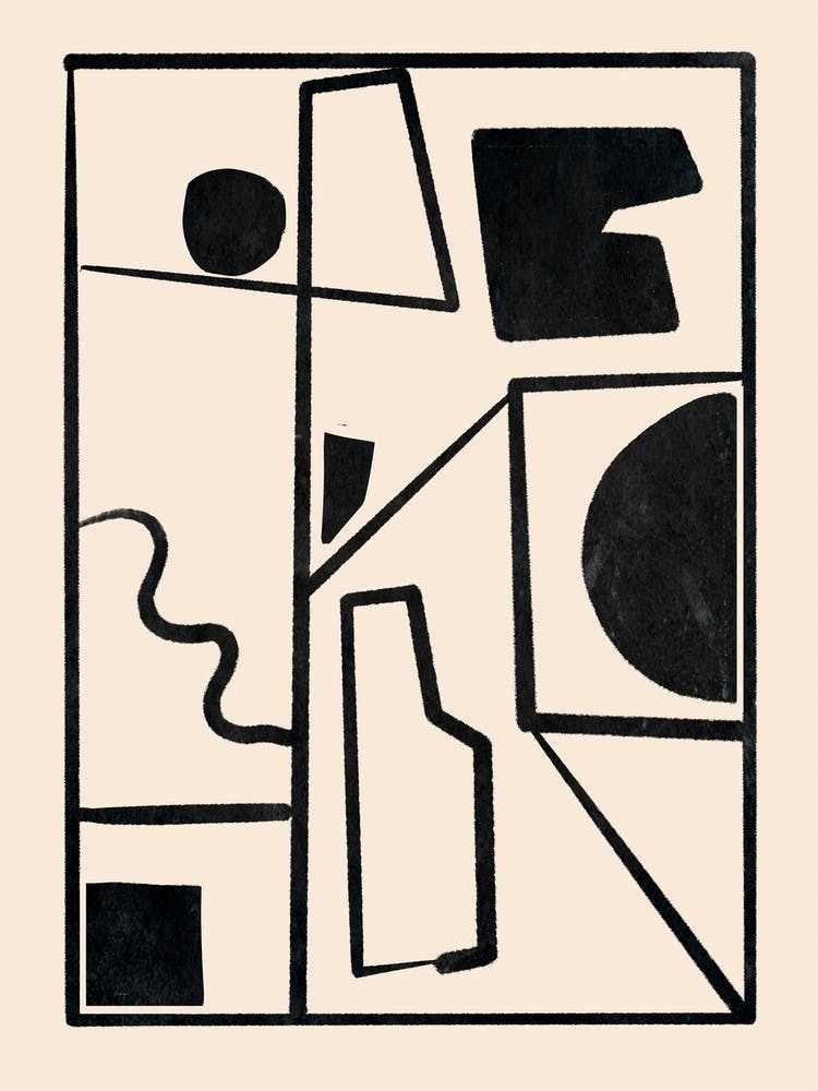 Moderne abstrakte Minimalformen 40