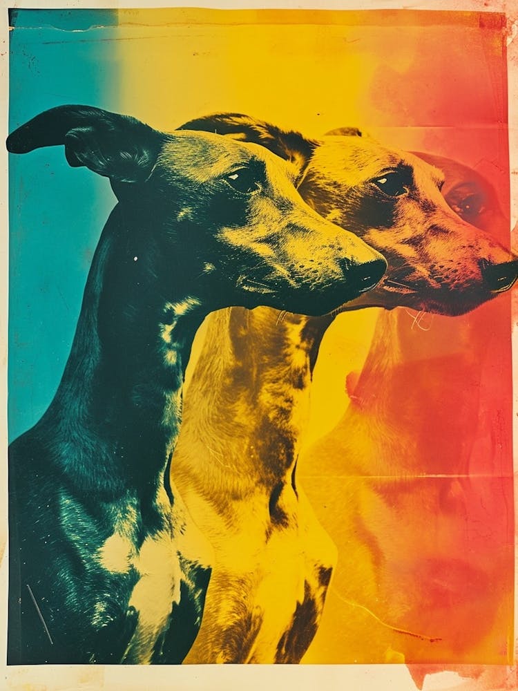 Polaroid Dog Portrait 1