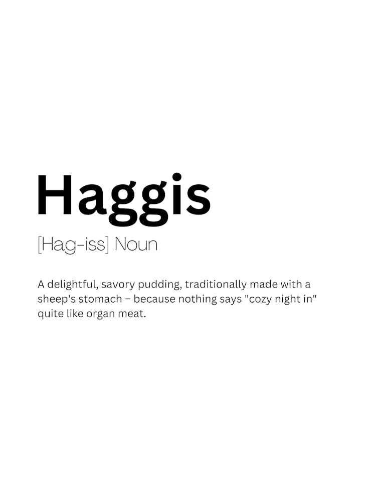Haggis Definition Meaning