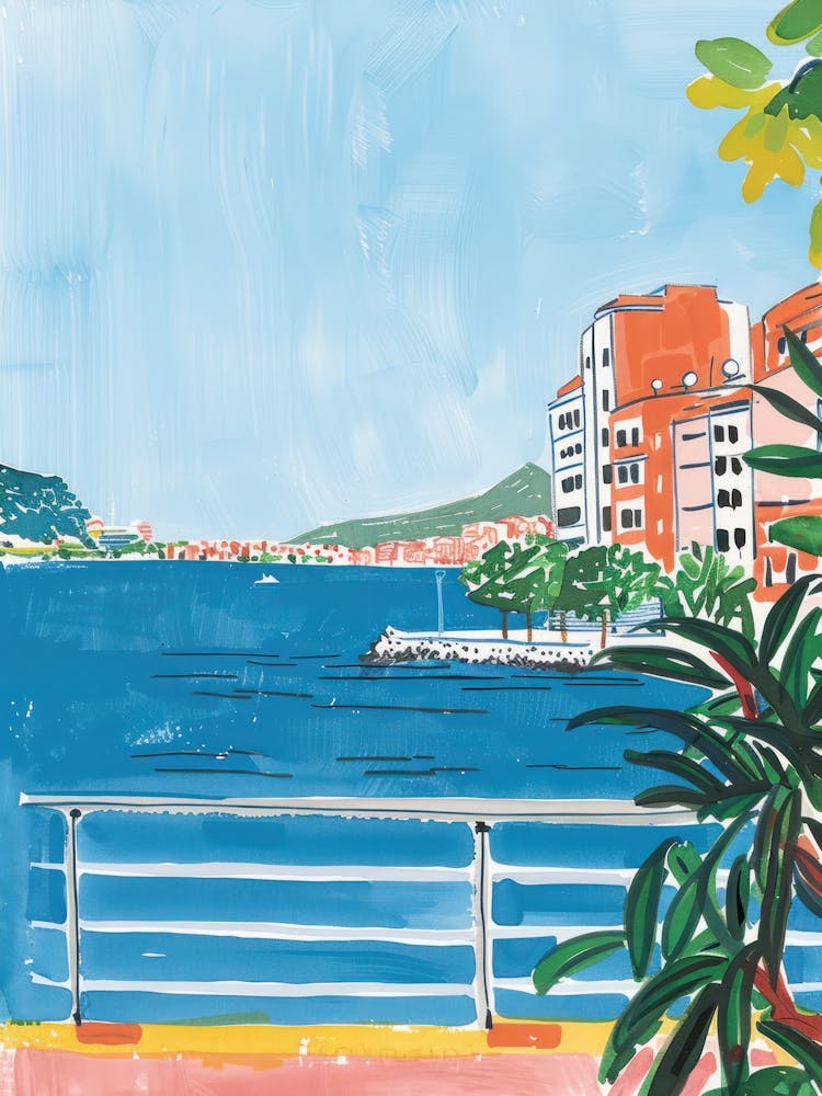 Travel Poster Happy Places Santander 5