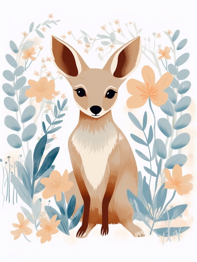 Baby Animal Illustration  Kangaroo 8