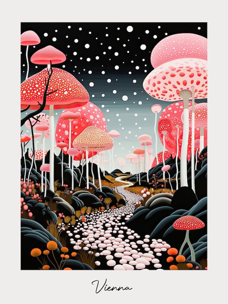 Poster Of Vienna, Illustration In The Style Of Pop Art 3