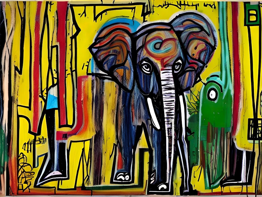 Elephant In The Jungle