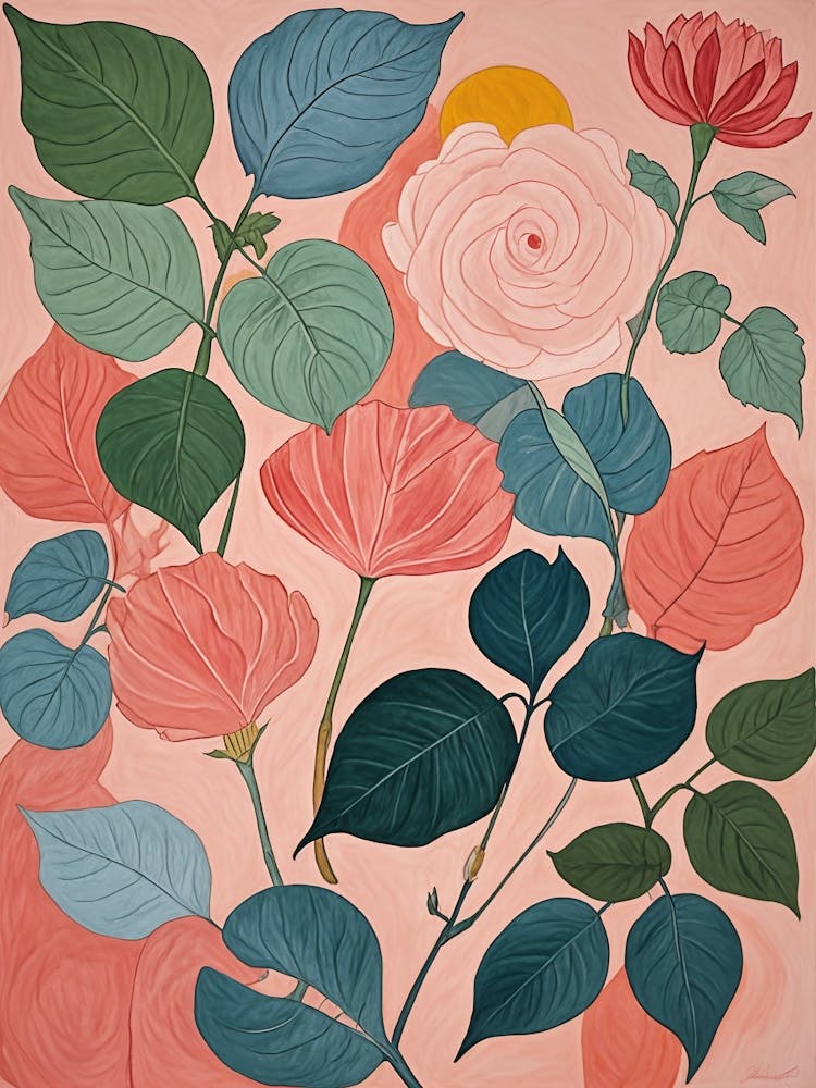 Pink Floral Medley no3