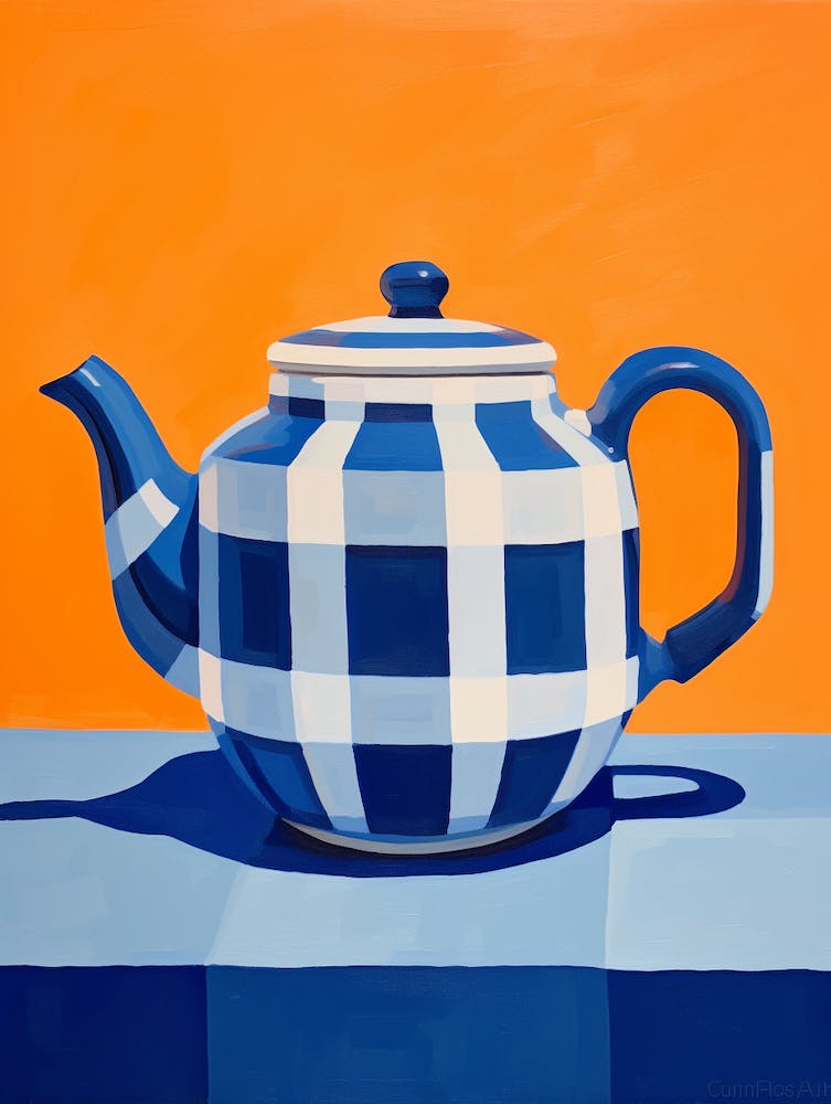 Matisse Inspired Fauvism Teapot Kitchen Poster