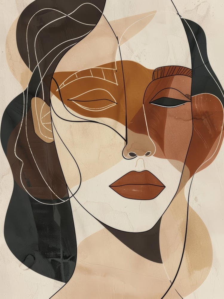 Abstract Woman'S Face 20