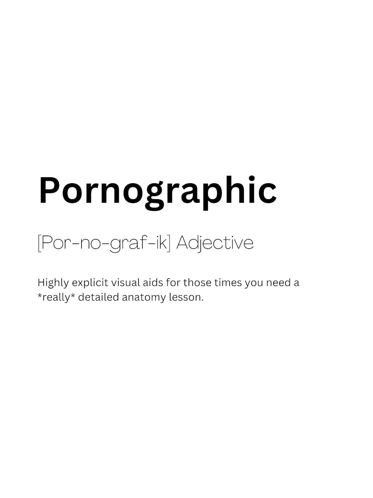 Pornographic Definition Meaning