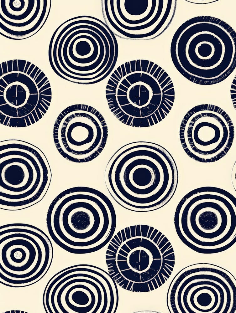 Black And White Circles 3