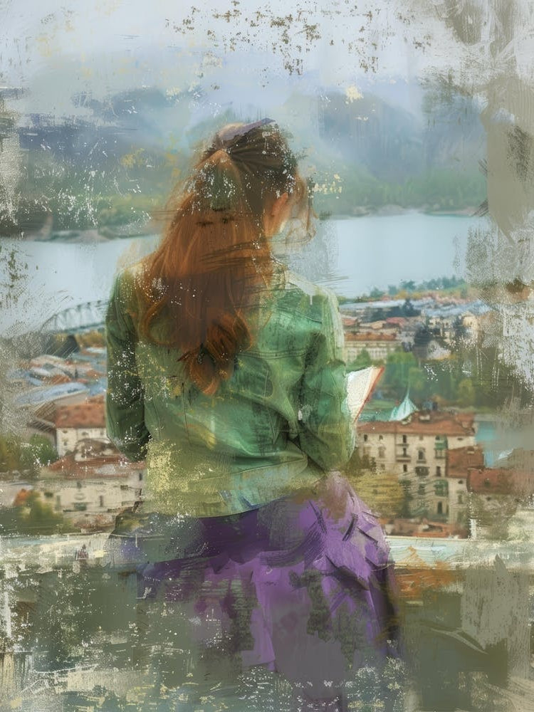 Girl Reading A Book 2