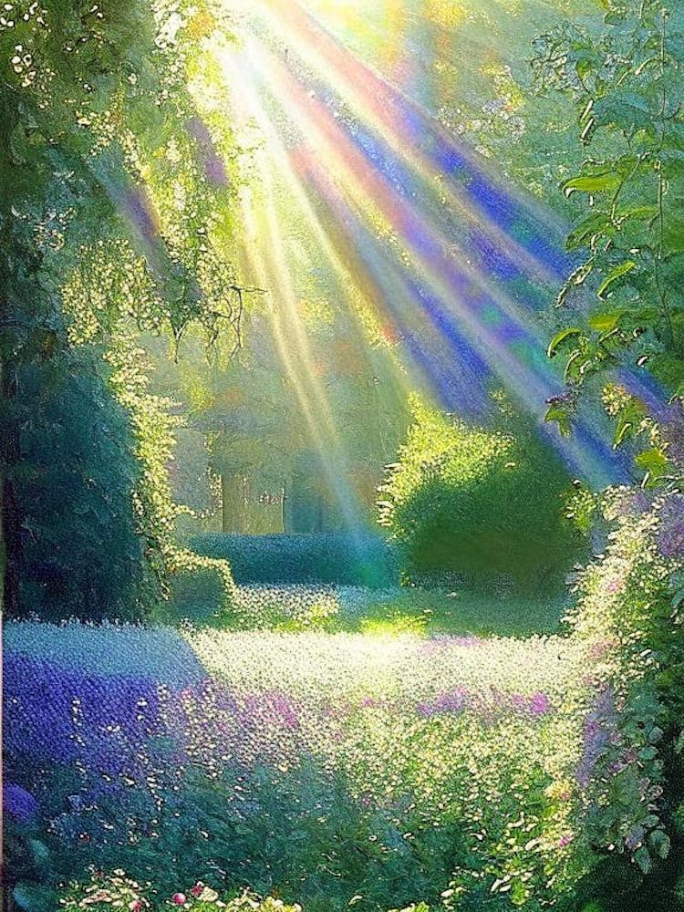 Hidcote Manor Garden, United Kingdom Classic Painting