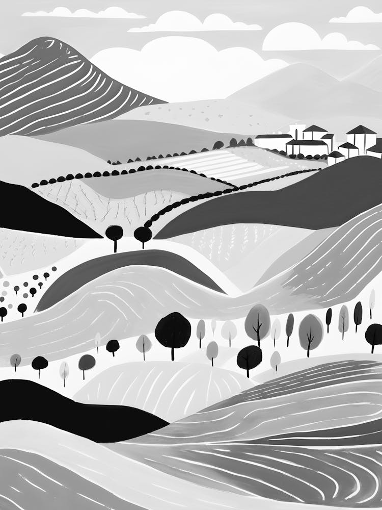 Landscape In Black And White 3
