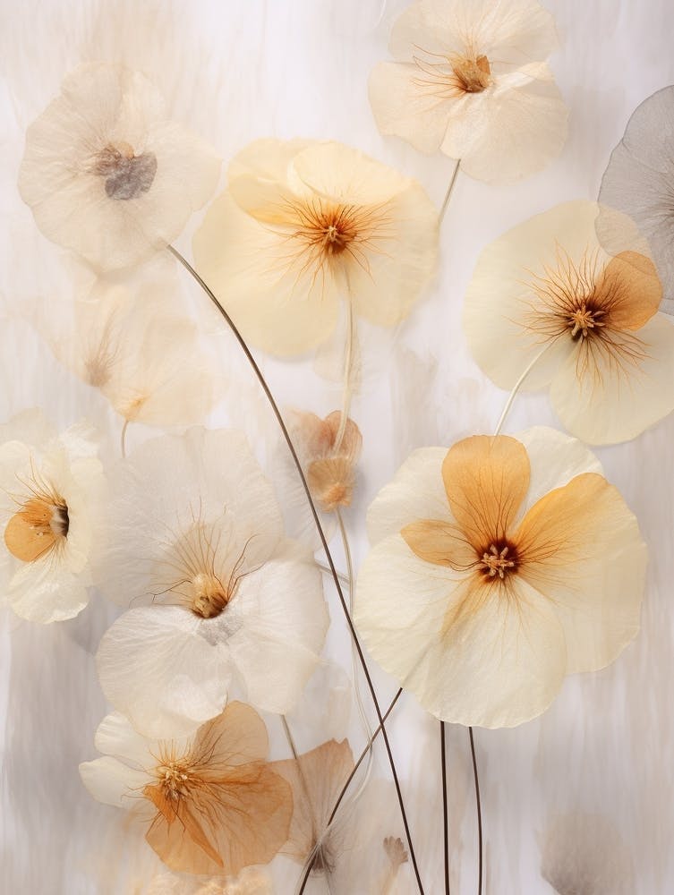 Boho Dried Flowers Nasturtium 3