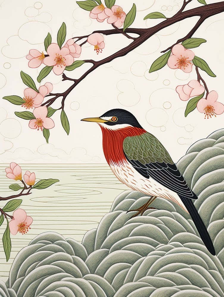 Bird Illustration Green Heron 2