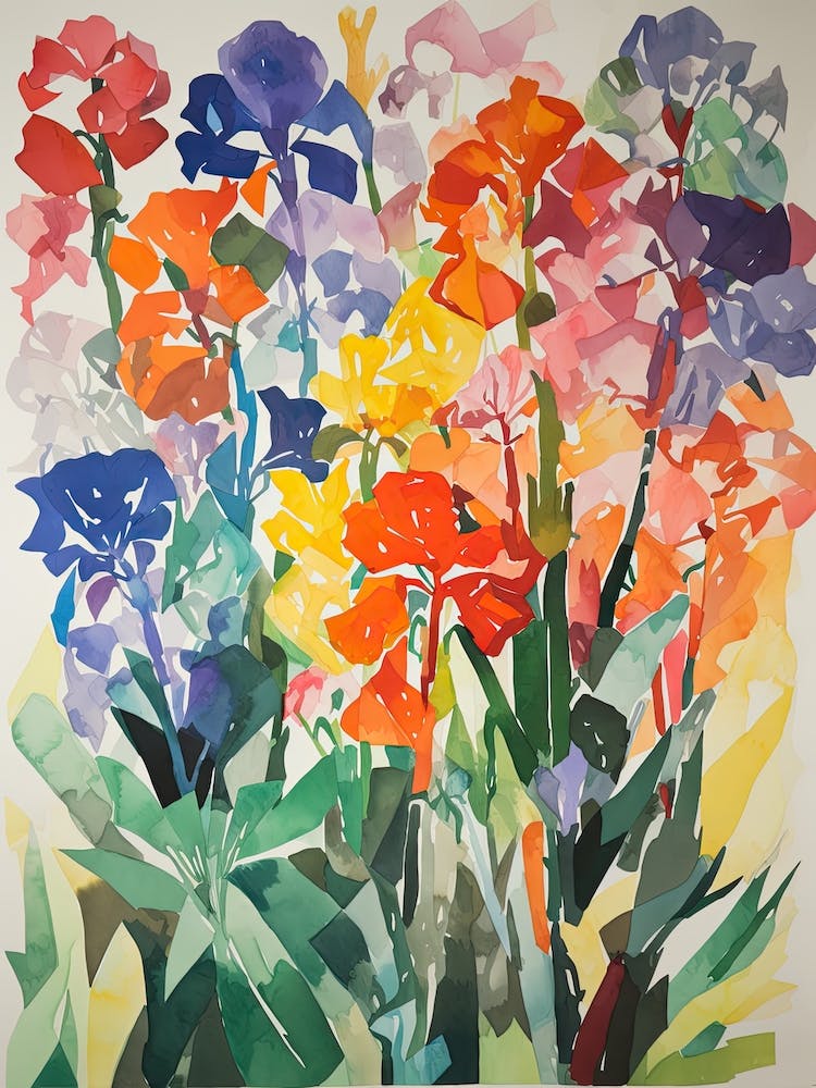 Iris Flower Illustration 4