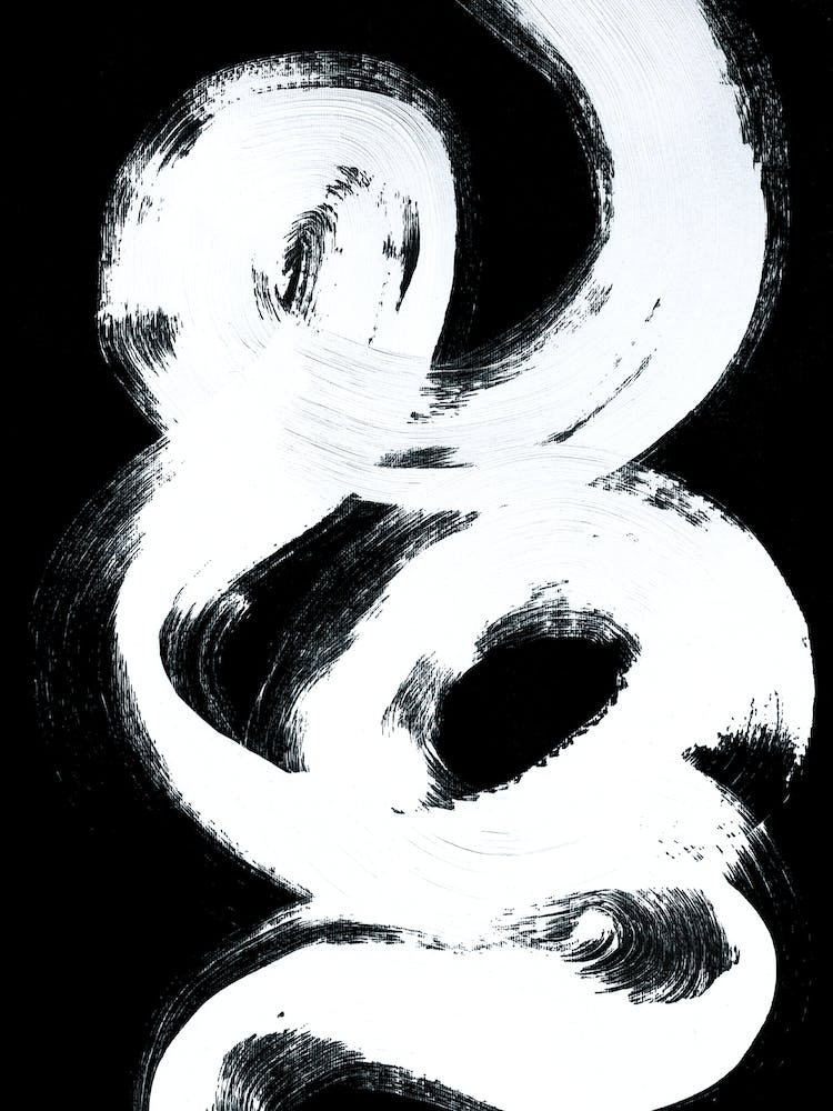 Vinyl White Abstract