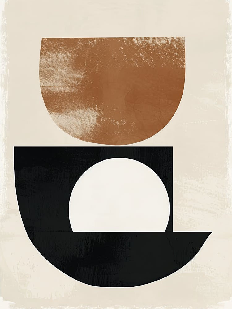 Fractured Horizons Bauhaus Minimalist