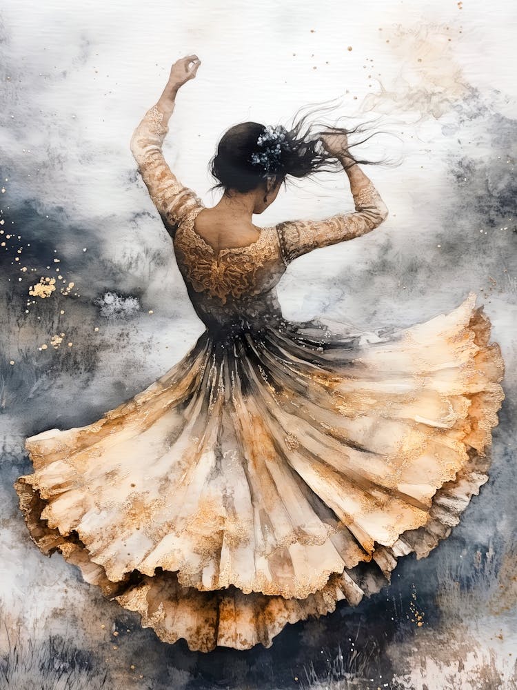 Danseuse Dans Le Vent