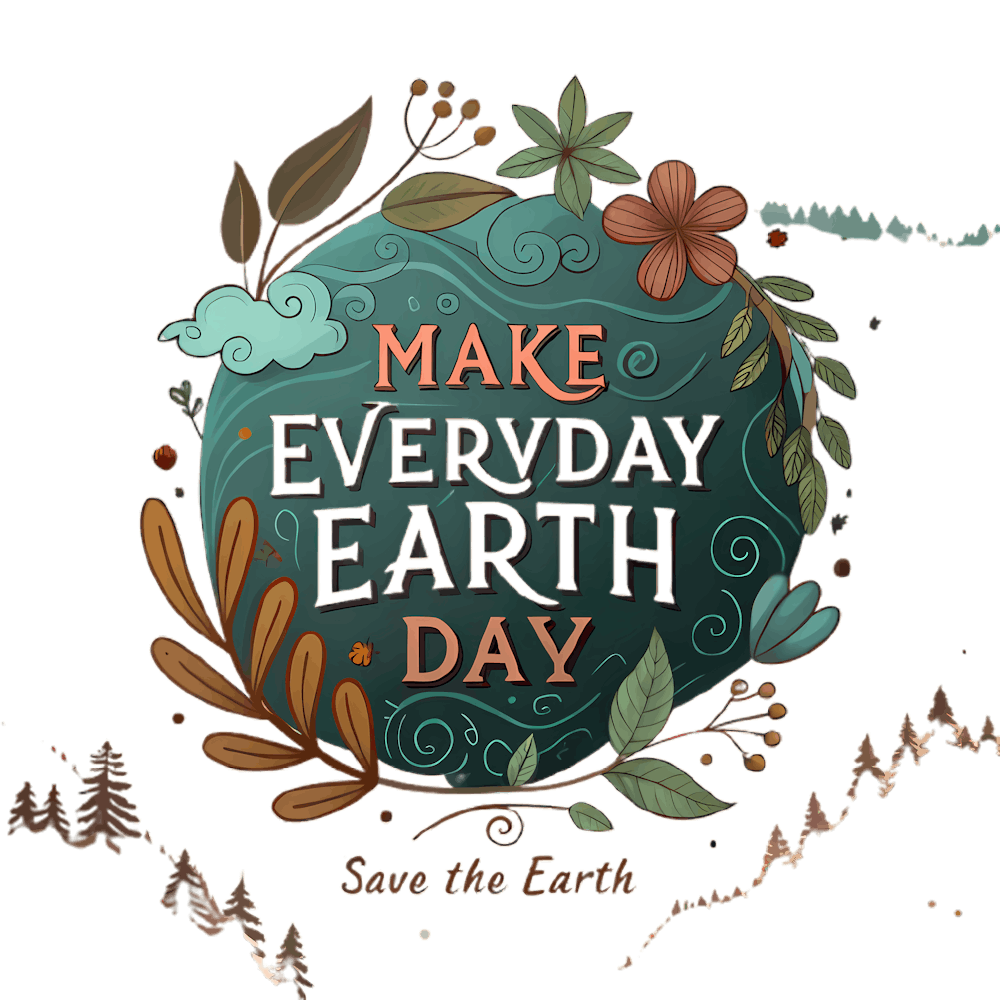 Tinywow Make Everyday Earth Day Save The Earth Boho Gra