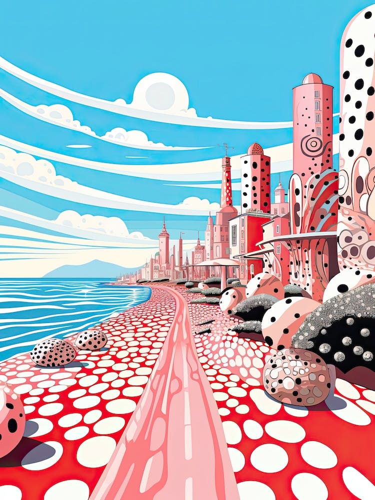 Viareggio, Italie, Illustration dans le Style Pop Art 2