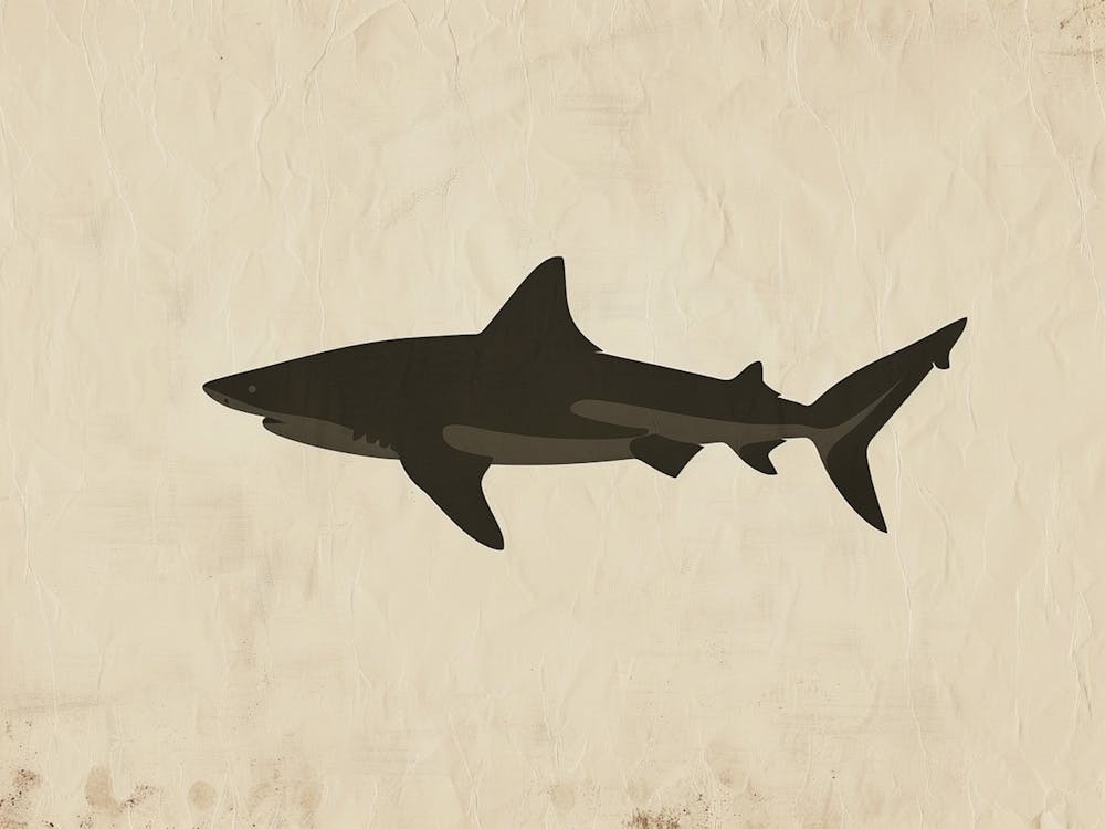 Silhouette de Requin Roussette 5