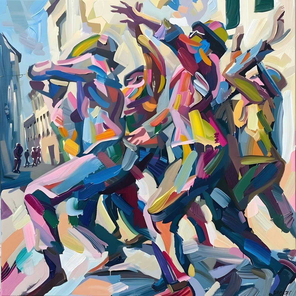 Street Acrobats In Covent Garden