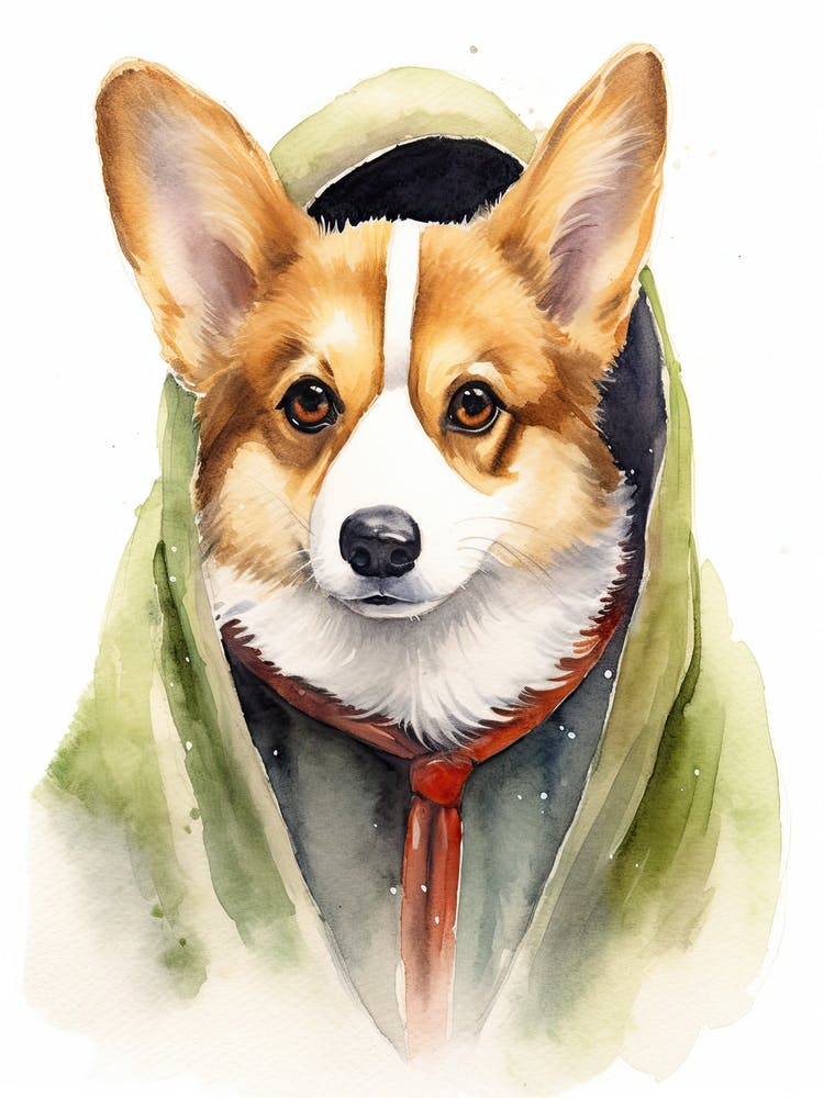 Corgi Dog As A Jedi 2