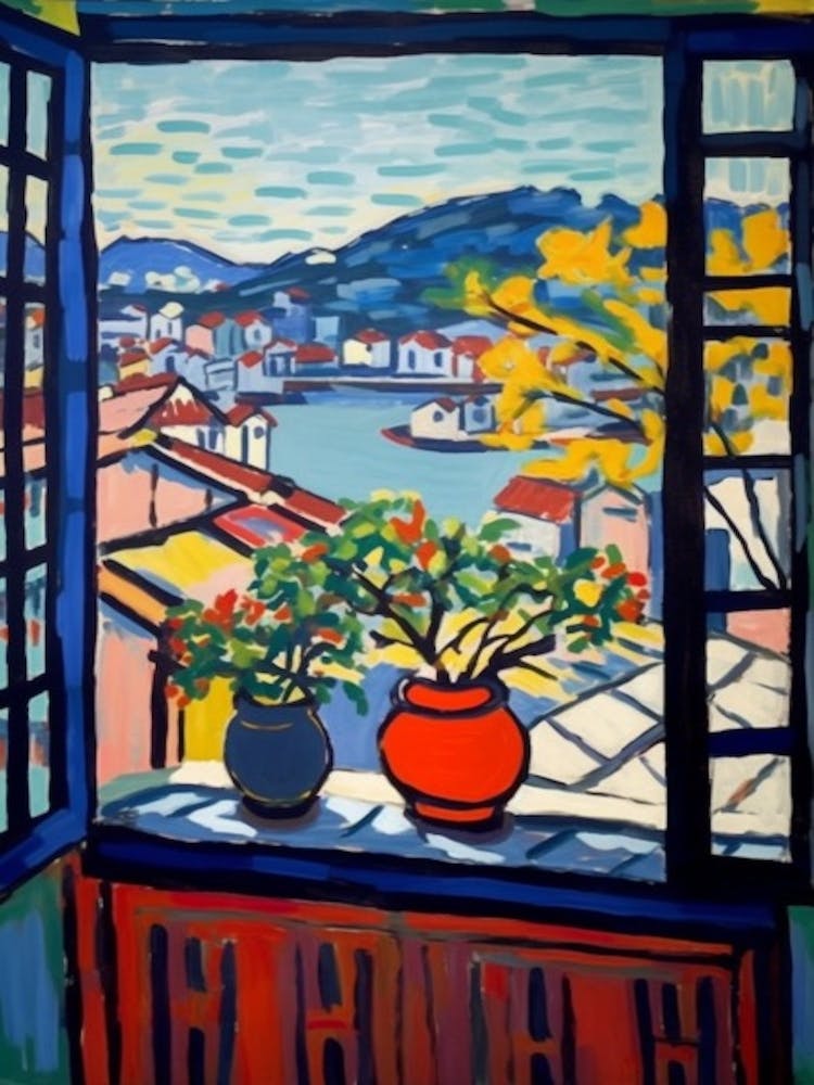 Window Seoul South Korea In The Style Of Matisse 1