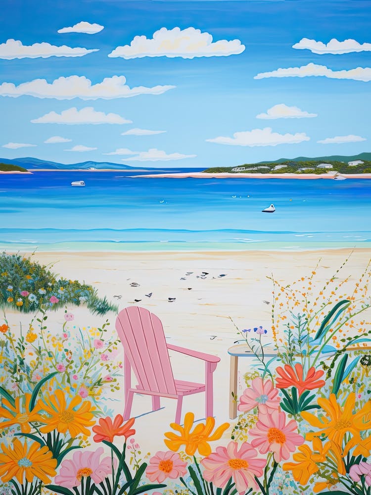 Esperance Beach, Australien, im Matisse- und Rousseau-Stil 2
