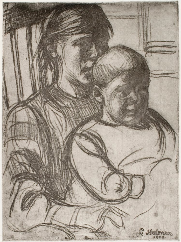 Anni And Elina (1909), Pekka Halonen
