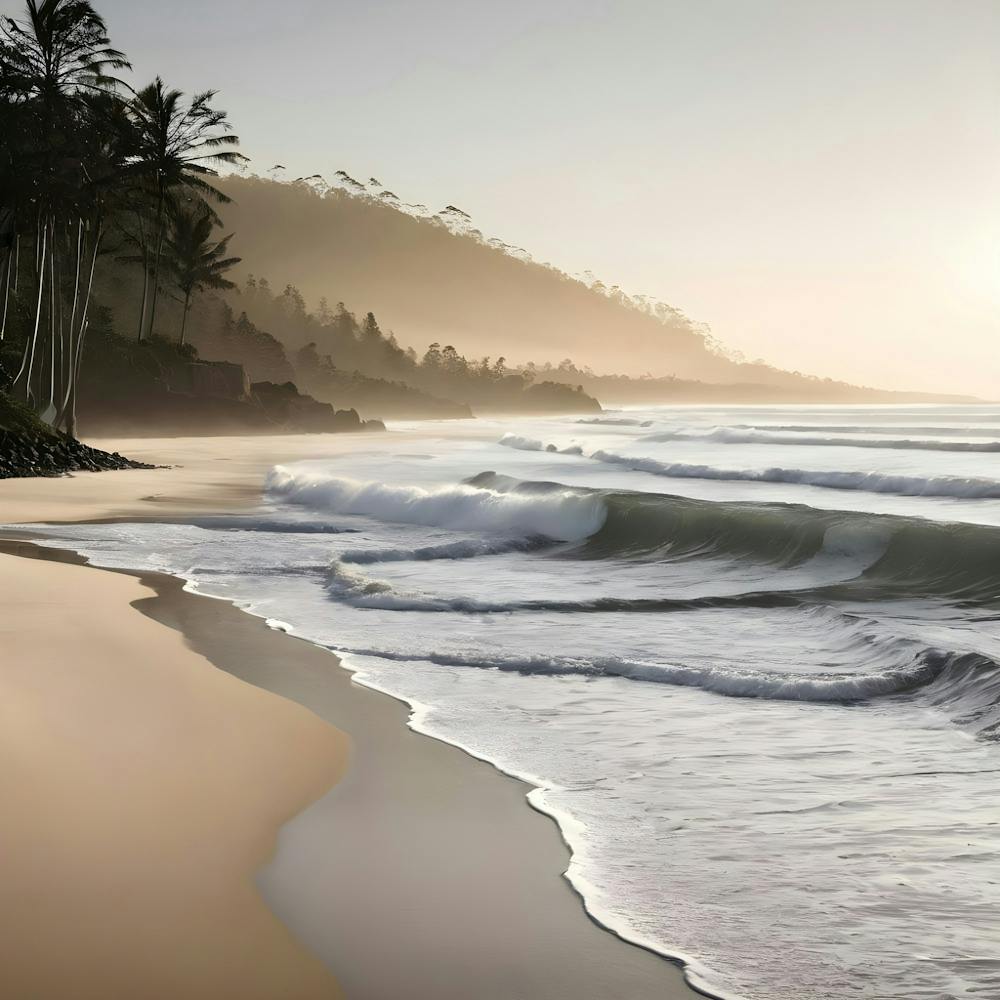 Sunrise On The Beach