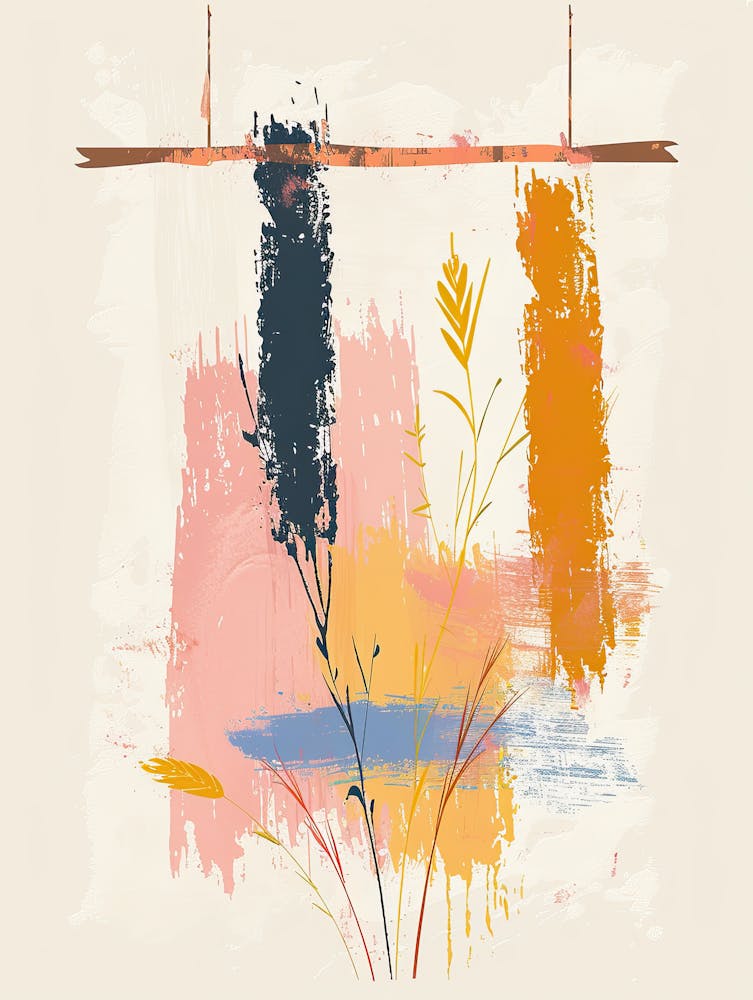 Kaleidoscopic Dreams In Motion Mid Century Style