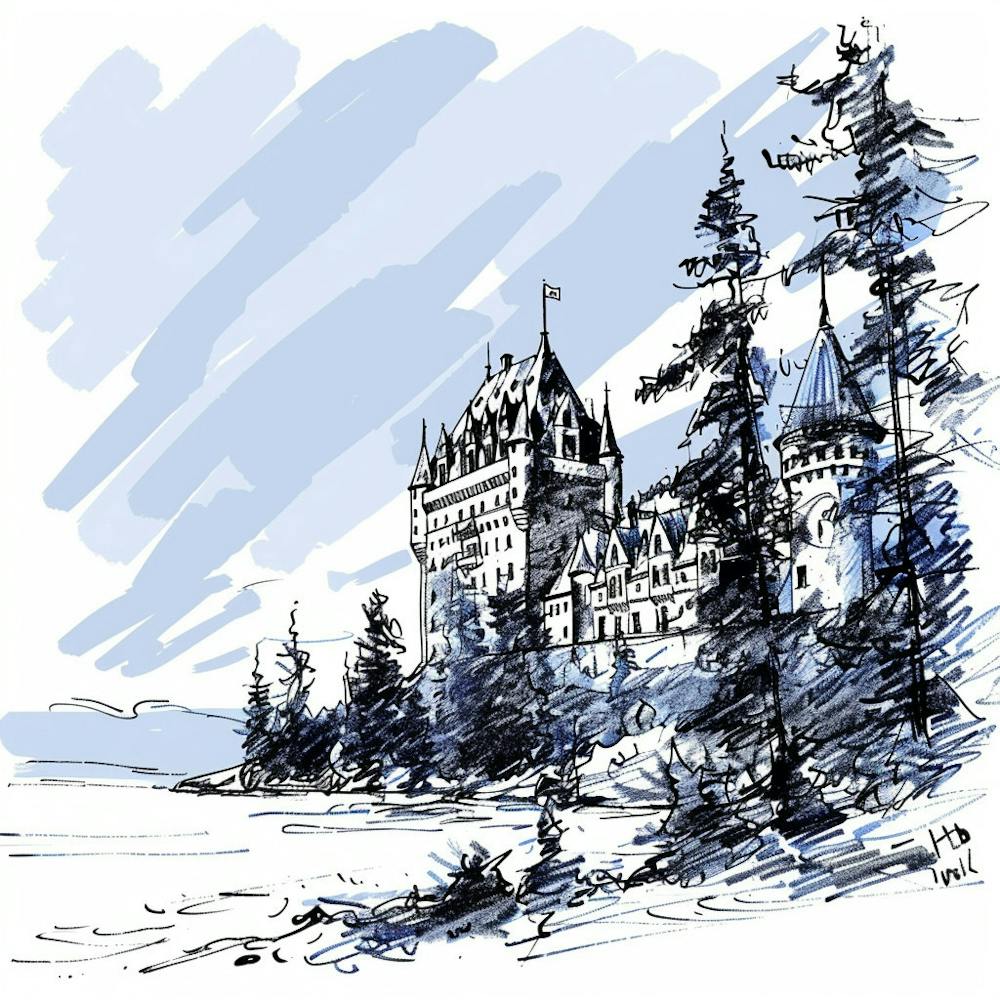Castle By The Lake