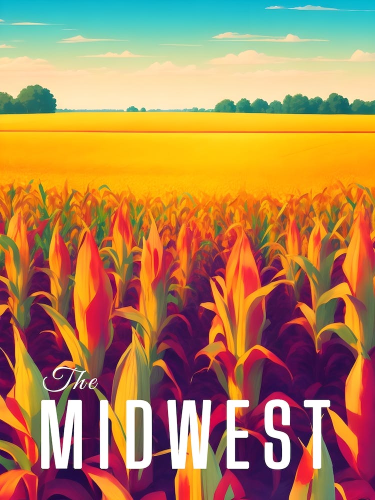 Midwest USA Cornfield