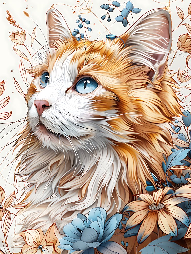 Cat With Blue Eyes 5
