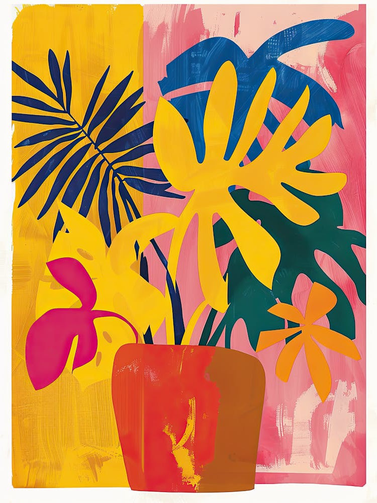Joyful Jungle Matisse Style