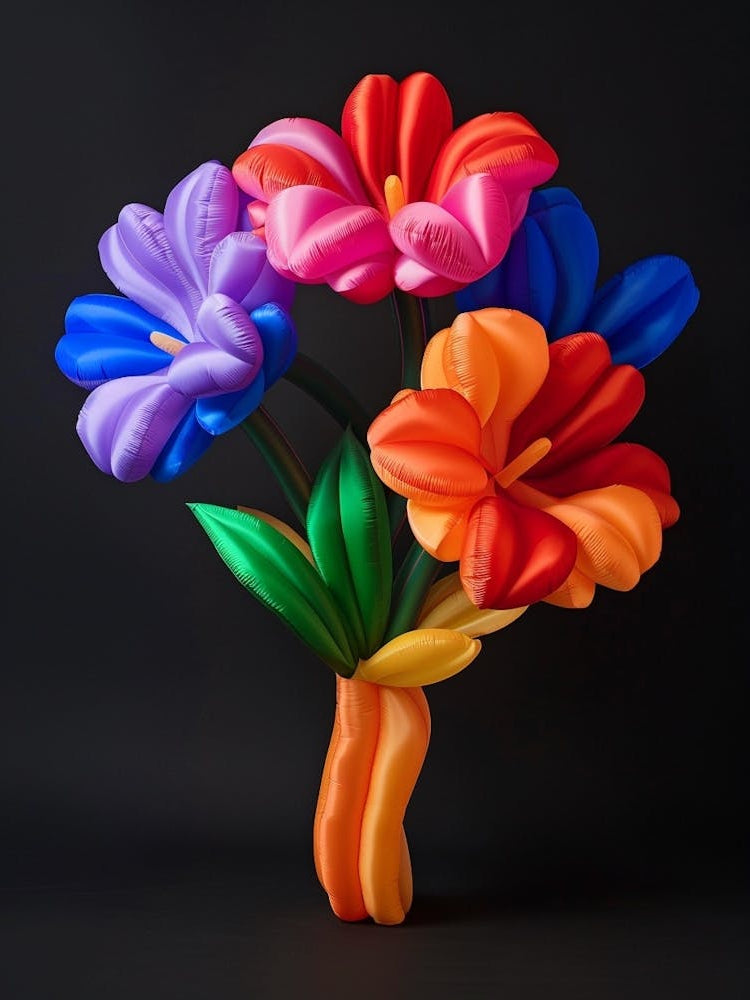 Bright Inflatable Flowers Portulaca 1