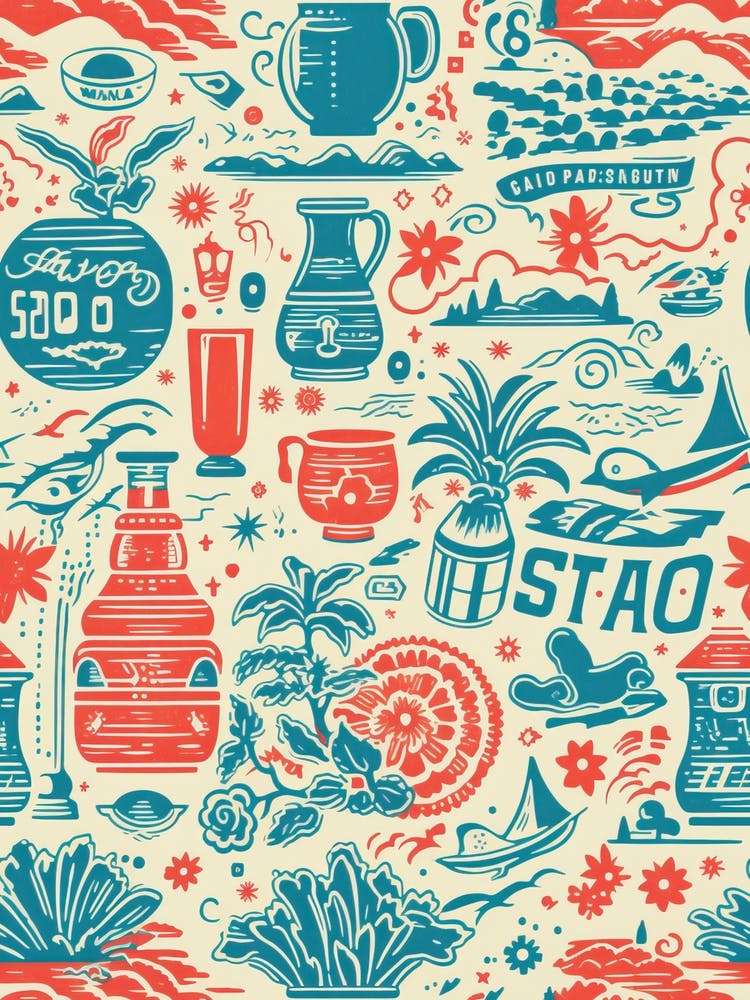 San Diego, California, Inspired Travel Pattern 4
